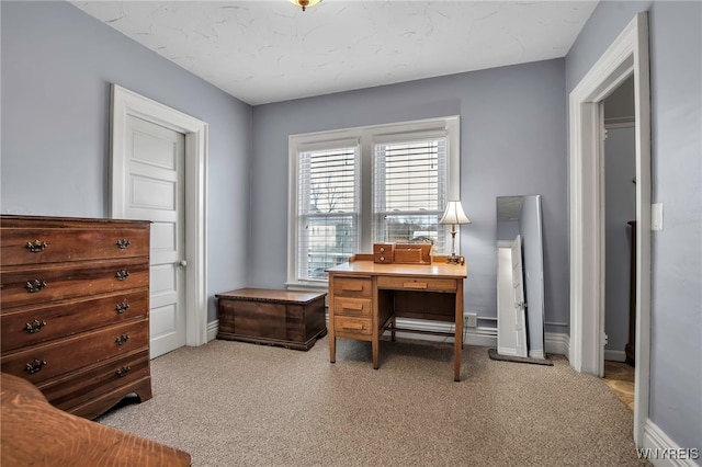 2831 S Park Ave, Lackawanna, NY 14218 - home office with carpet floors and baseboards