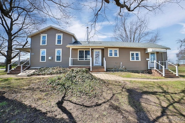 4107 Lockport Rd, Cambria, NY 14094 - view of front of property featuring a porch