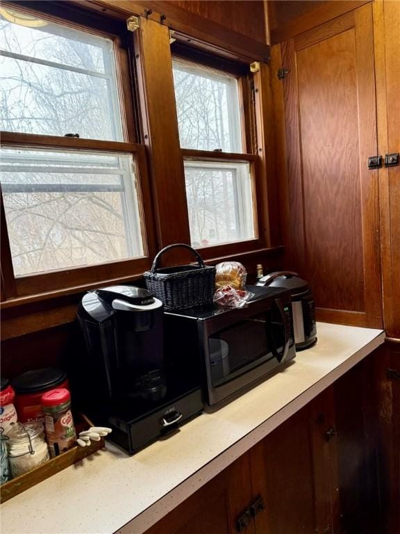 35 Sand St, Afton, NY 13730 - room details with black microwave