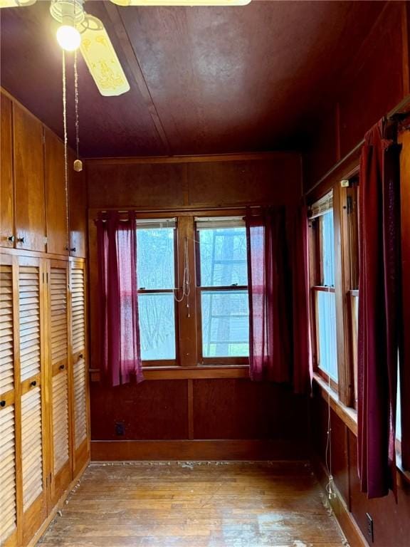 35 Sand St, Afton, NY 13730 - spare room with light wood-style flooring and a ceiling fan