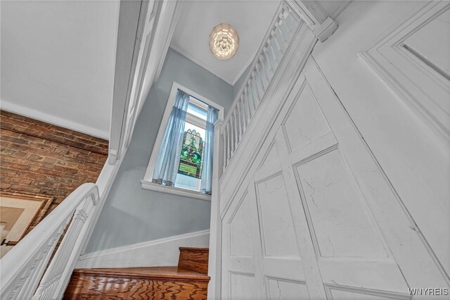 view of stairs