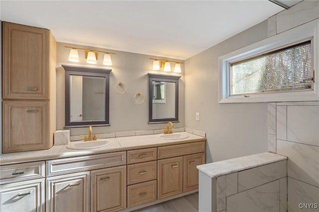 3158 W Lake Rd, Cazenovia, NY 13035 - full bathroom featuring a sink and double vanity