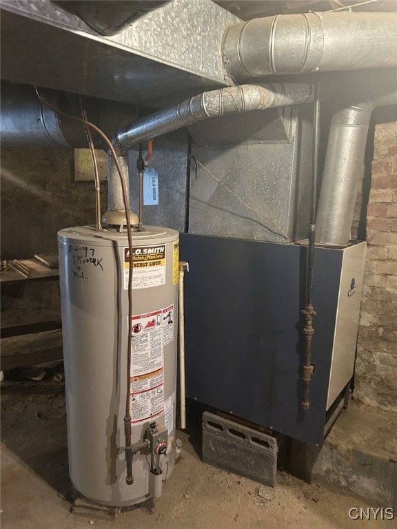 482 Roe Ave, Elmira-City, NY 14901 - utilities featuring gas water heater