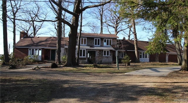 6634 Lake Shore Rd, Evans, NY 14047 - view of front of home featuring a chimney