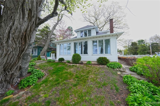 8784 Lake Shore Rd, Evans, NY 14006 - view of front of property featuring a chimney