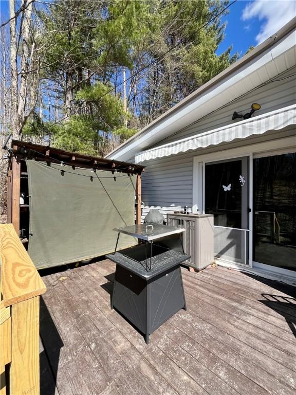 115 Forest Hills Dr, Elmira, NY 14905 - view of deck