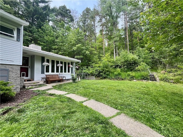 115 Forest Hills Dr, Elmira, NY 14905 - view of green lawn