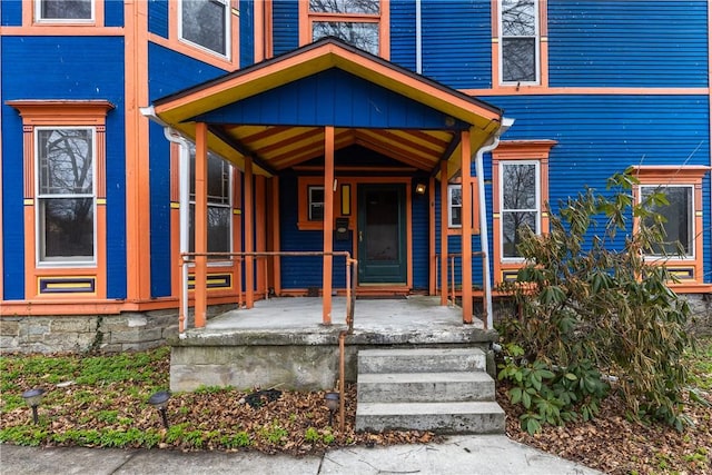 24 W 2nd St, Corning-City, NY 14830 - entrance to property with a porch