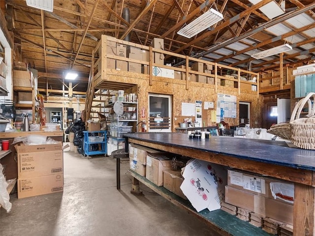 view of storage room