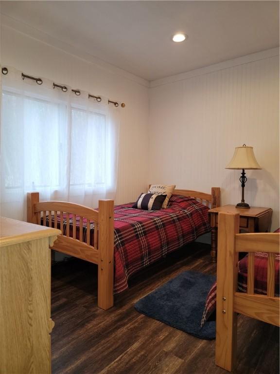 204 Ives Settlement Rd, Guilford, NY 13780 - bedroom featuring ornamental molding and wood finished floors
