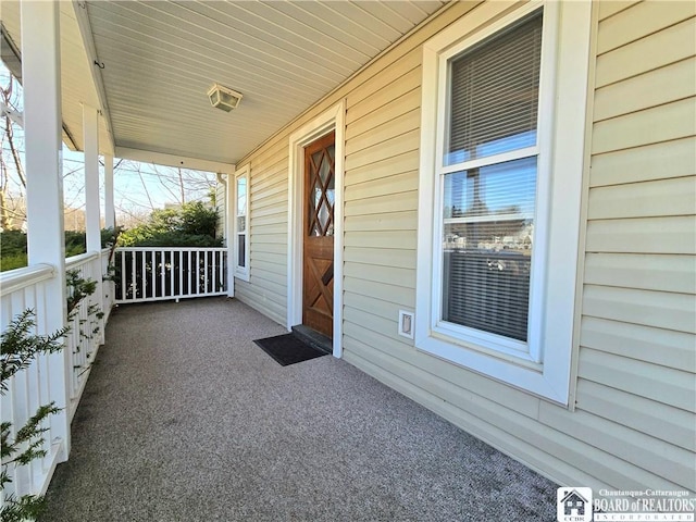 216 S Pleasant St, Shinglehouse, PA 16748 - view of patio / terrace featuring a porch