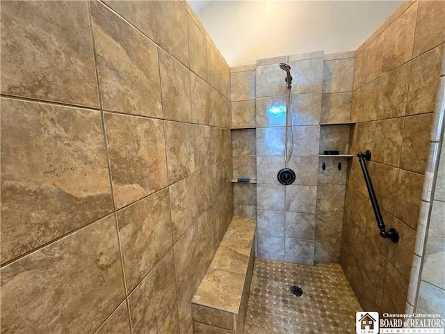 216 S Pleasant St, Shinglehouse, PA 16748 - full bath with tiled shower