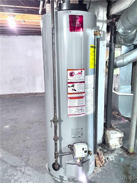 utilities featuring water heater