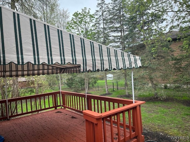 view of deck