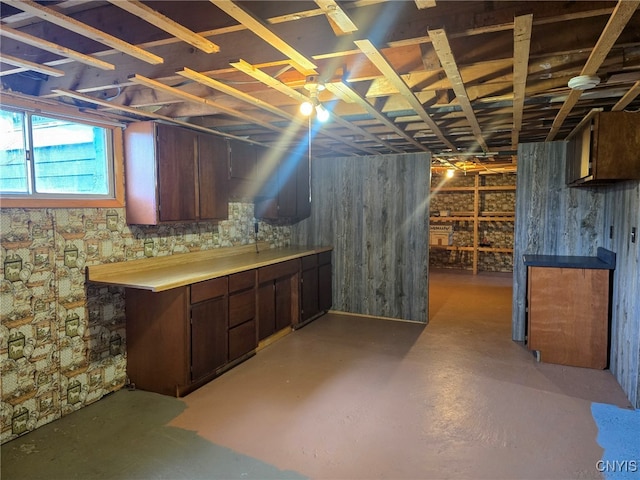 view of below grade area
