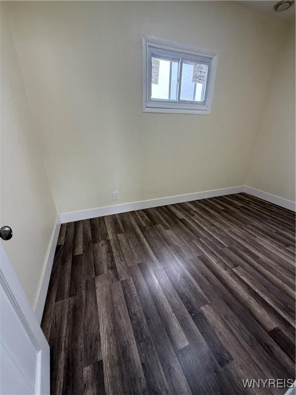 72 Person St, Buffalo, NY 14212 - spare room with baseboards and dark wood finished floors