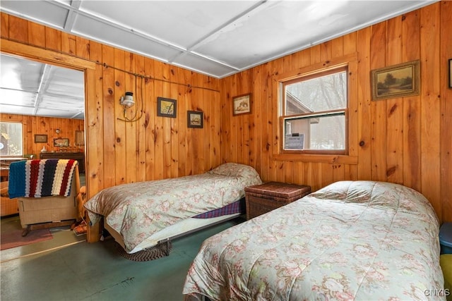 172 Green St, Ephratah, NY 13452 - bedroom with wooden walls