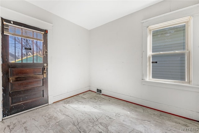 43 Freund St, Buffalo, NY 14211 - spare room featuring marble finish floor and baseboards