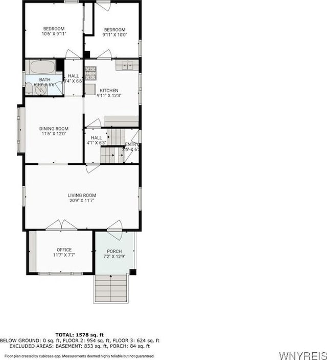43 Freund St, Buffalo, NY 14211 - plan