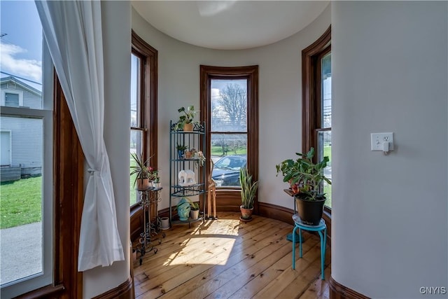 11853 State Route 12e, Lyme, NY 13622 - interior space featuring baseboards and hardwood / wood-style flooring