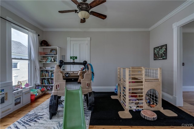 11853 State Route 12e, Lyme, NY 13622 - interior space featuring wood finished floors, baseboards, and ornamental molding