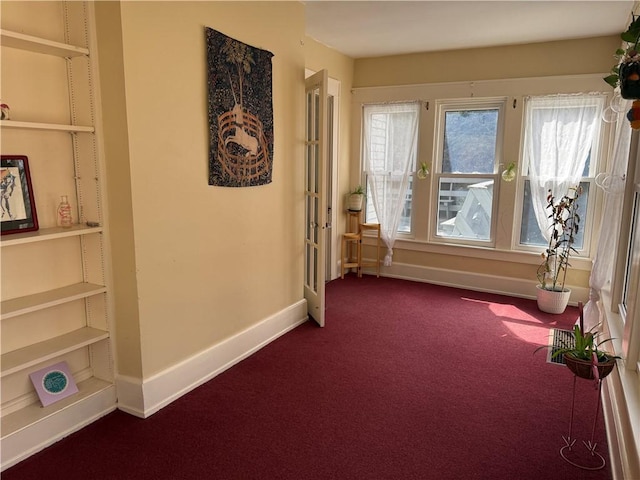 11 Cedar St, Oneonta-City, NY 13820 - interior space with dark colored carpet and baseboards