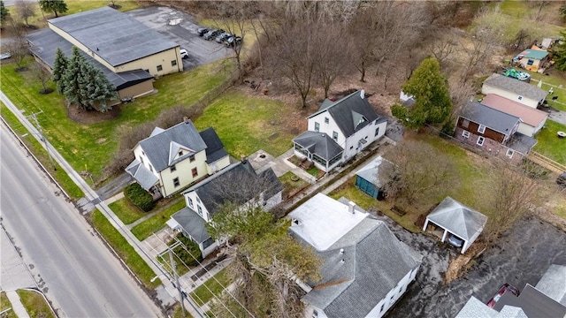 aerial view featuring a residential view