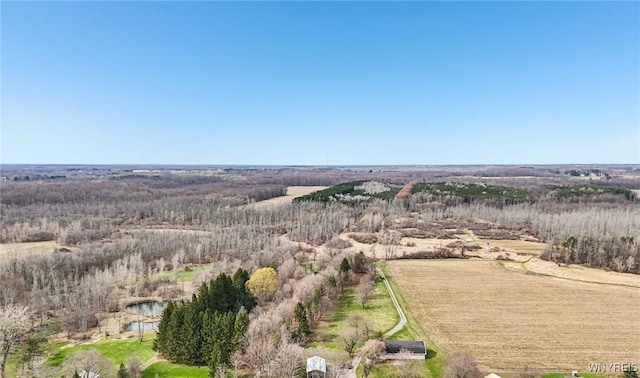 1465 Genesee St, Pembroke, NY 14036 - birds eye view of property with a rural view
