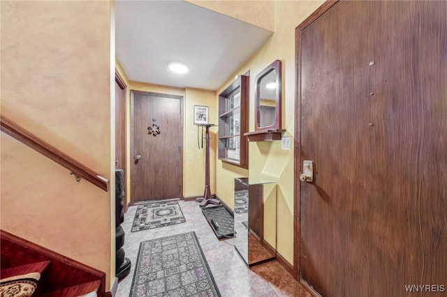 1465 Genesee St, Pembroke, NY 14036 - doorway to outside with baseboards