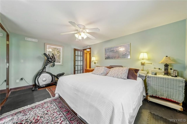 1465 Genesee St, Pembroke, NY 14036 - bedroom featuring baseboards and a ceiling fan