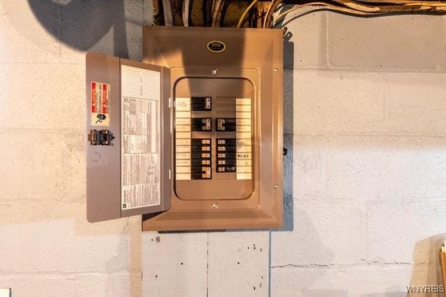 utilities featuring electric panel