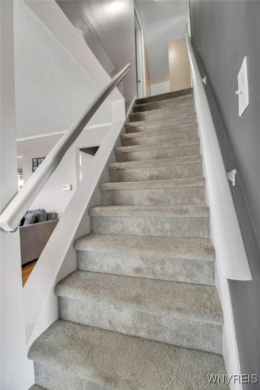 view of stairs