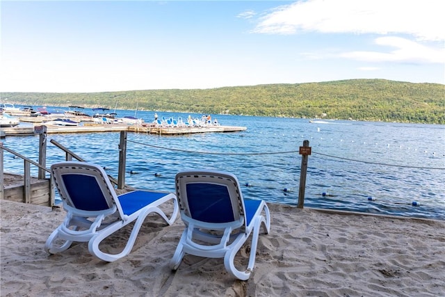 5572 Lakewood Trl, South Bristol, NY 14424 - exterior space featuring a water view and a view of trees