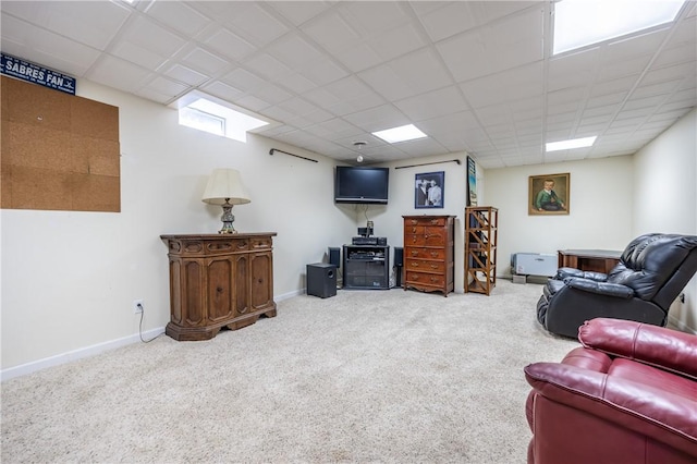 5572 Lakewood Trl, South Bristol, NY 14424 - living area with baseboards and carpet