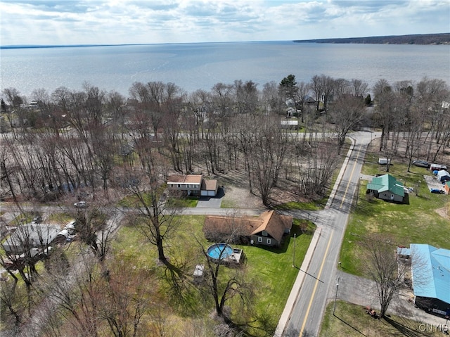 3012 Pleasant Ave, Vienna, NY 13308 - birds eye view of property featuring a water view