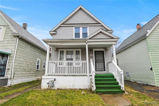 view of front of house with a porch