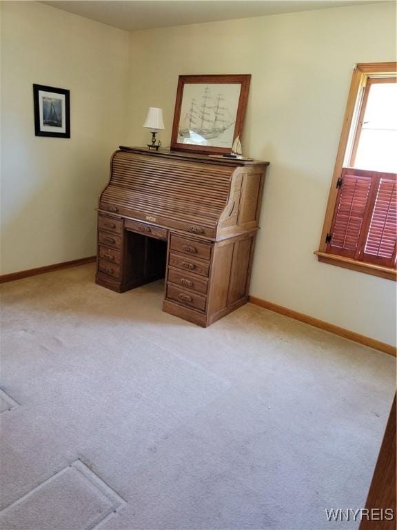 339 Lincoln Ave, Lockport-City, NY 14094 - office featuring carpet floors and baseboards