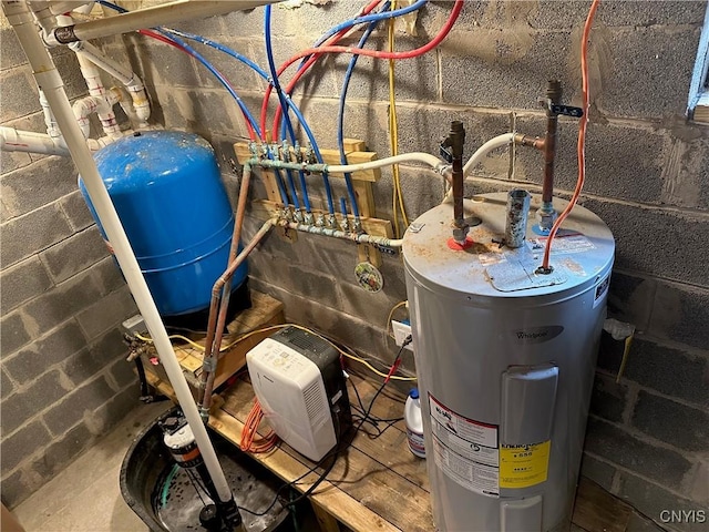 utilities with electric water heater