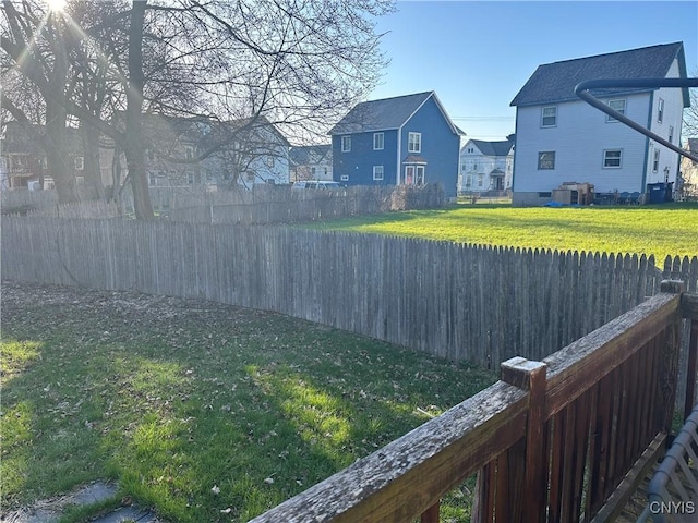 918 Midland Ave, Syracuse, NY 13205 - view of yard featuring a residential view and a fenced backyard