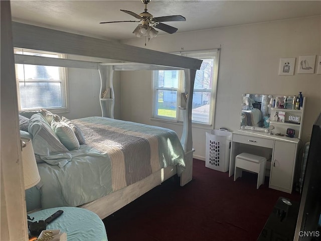918 Midland Ave, Syracuse, NY 13205 - carpeted bedroom featuring baseboards and a ceiling fan