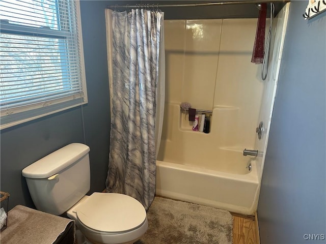 918 Midland Ave, Syracuse, NY 13205 - bathroom with shower / bathtub combination with curtain and toilet