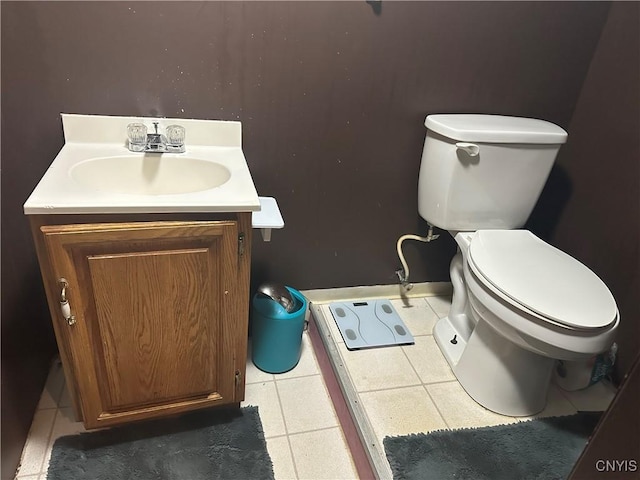 918 Midland Ave, Syracuse, NY 13205 - half bathroom featuring tile patterned floors, vanity, and toilet