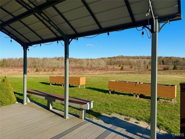 exterior space featuring a yard