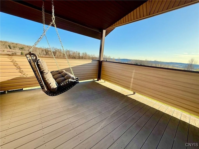 view of deck