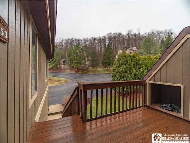 view of deck
