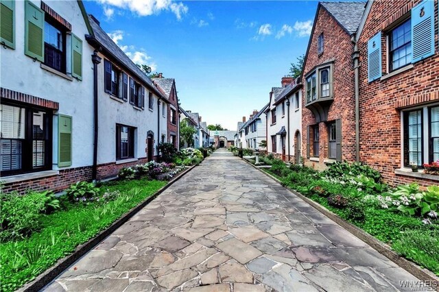 surrounding community with a residential view