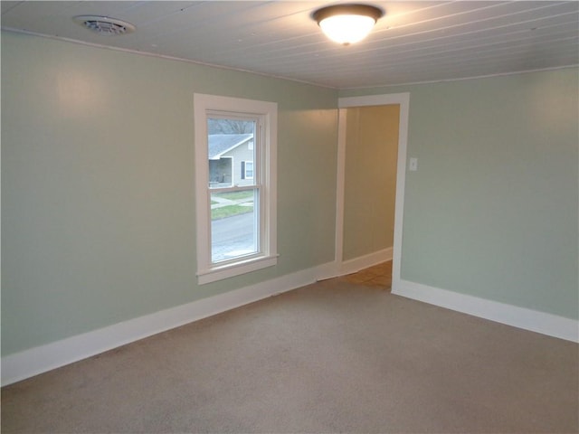252 W 2nd St, Corning-City, NY 14830 - unfurnished room with carpet flooring, baseboards, and visible vents