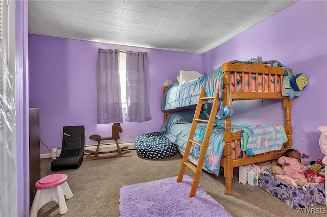 192 Pine St, Lockport City, NY 14094 - bedroom with a baseboard heating unit, baseboards, and carpet