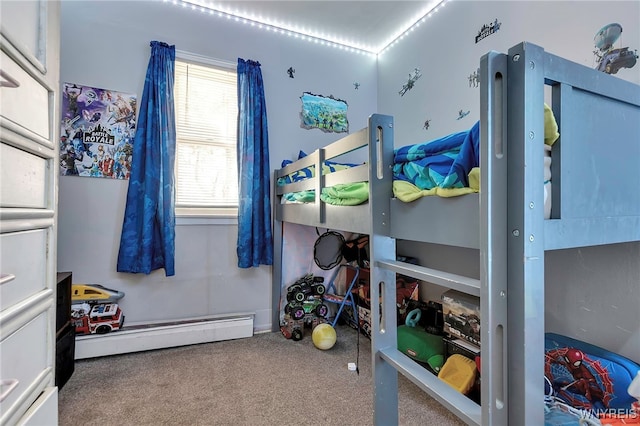 192 Pine St, Lockport City, NY 14094 - carpeted bedroom with baseboard heating