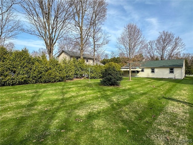 view of yard